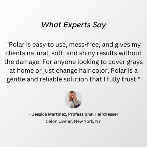 Polar Haircare - Medium Brown Hair Color Shampoo Hair Dye Shampoo for Women & Men - Natural Semi Permanent Medium Brown Dye for Gray Coverage, Fast Acting Vegan Coverage - Instant Results 6.76 Fl Oz