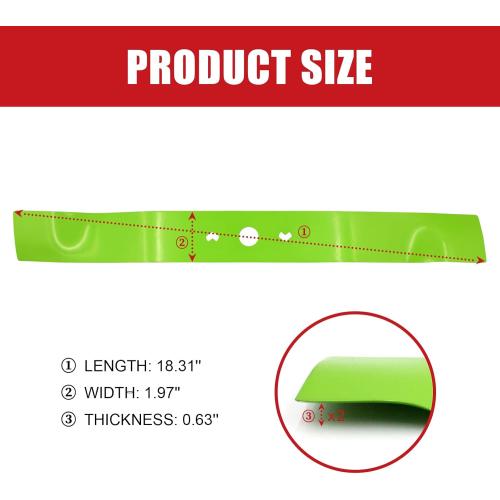 Lawn Mower Blade for Greenworks 19 inch Mower C3202469-01 MO40L414, LMF465, LME476