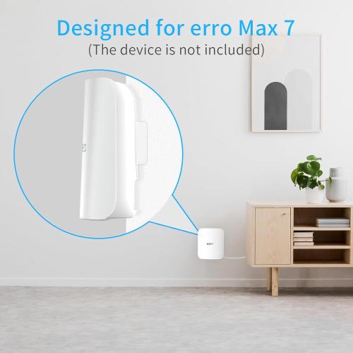 Wall Mount Holder for eero Max 7, No Messy Wires, Space Saving, Wall Stand Bracket Compatible with eero Max 7 Tri-Band Mesh WiFi System (1 Pack)