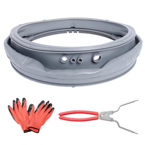 MDS47123608 WM8100HVA Washer Door Boot Gasket Seal Parts Compatible with LG Kenmore Washing Machine WM8000HVA/HWA, WM4070HVA/HWA,WM4270HWA, Replace AP5668418, 2673936, PS6448330