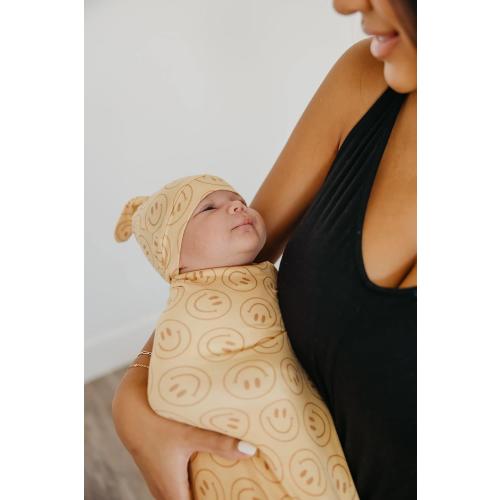 Vance Copper Pearl Baby Swaddle Blanket - Premium Knit Baby Blanket, Large Soft Stretchy Receiving Blankets for Baby Boy and Girl, Swaddles for Newborn, Infant, and Toddler (Vance)