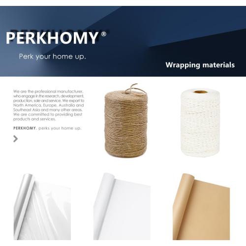 PerkHomy Clear Cellophane Wrap Roll 16 x 100' 3 Mil Thick Cellophane For Gift Basket Treats Goodie Wrapping Craft Flower Bouquet Plastic (Clear, 100ft (16in Width))