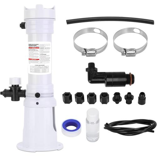 Upgraded R171016 Pool Chlorinator 300 Chlorinator Compatible with pentair Rainbow R171016 300 Automatic Chlorine/Bromine Offline Pool Feeder, Newly Upgraded Base and Control Valve