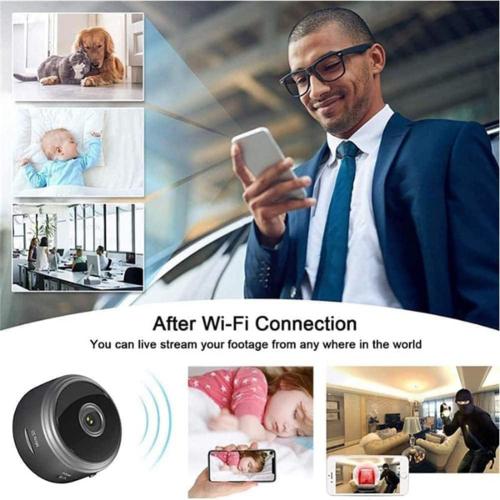 Camtrix Security Camera, Camtrix Magnetic Mini Security Camera, Mini 1080p HD Wireless Magnetic Security Camera, Night Vision Motion Detection Security Cam Covert Cameras with App (1PCS)