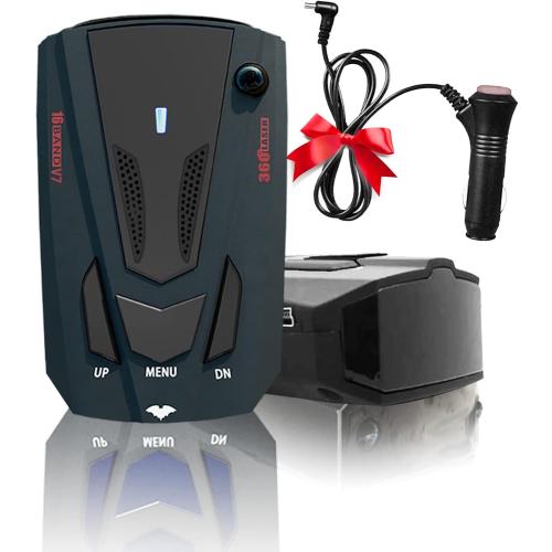 Newly Laser/Radar-Detectors Driving Aids for Cars with Led Display, Long Range Detection, Mute Memory, City/Highway Mode, Ideal Gifts for Cars (Black)