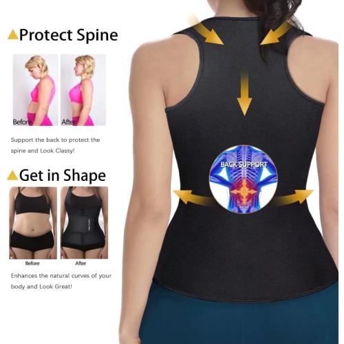 Size 3XL HOPLYNN Neoprene Sauna Sweat Waist Trainer Corset Trimmer Vest for Women Tummy Control, Waist Cincher Body Shaper