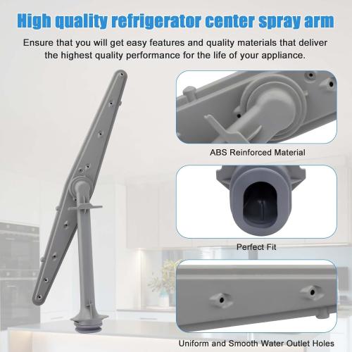 5304506740 (AP6036364) Dishwasher Spray Arm,Center Wash Arm Assembly compatible with Frigidaire, Ikea Dishwasher Replaces 5304498136, 4455105, PS11770527