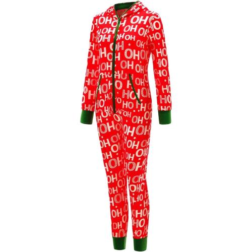 Size 2XL.RINTONIX Women's Ugly Christmas Pajama Onesie Jumpsuits Men Onesie Christmas Zipper Hoodies Pajama Overall
