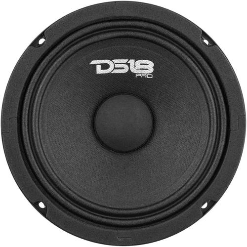 DS18 PRO-GM6SE Loudspeaker - 6.5, Midrange, Sealed Back, 480W Max, 140W RMS, 8 Ohms - Premium Quality Audio Door Speakers for Car or Truck Stereo Sound System (1 Speaker)