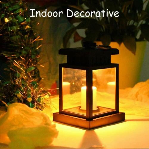 Solar Lantern Hanging Light LED Waterproof Yard Outdoor Patio Garden Yard Lamp
