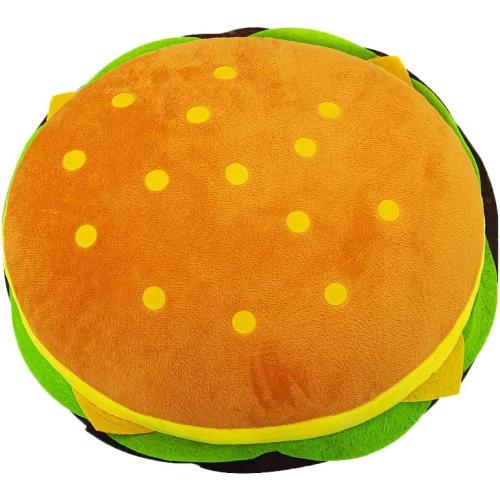 CHELEI2019 11.8 Hamburger Plush Cheeseburger Pillow Stuffed Food Cushion Toy,Gifts for Kids