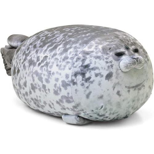 MerryXD Chubby Blob Seal Pillow,Stuffed Cotton Plush Animal Toy Cute Ocean Large(23.6 in)