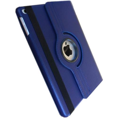 Case for ipad 9th 7th / 8th Generation 10.2 inch Model MK2K3LL/A MK2L3LL/A MK2N3LL/A, MK2P3LL/A- 360 Degree Rotating Protective Stand Cover Auto Wake Sleep (Blue)