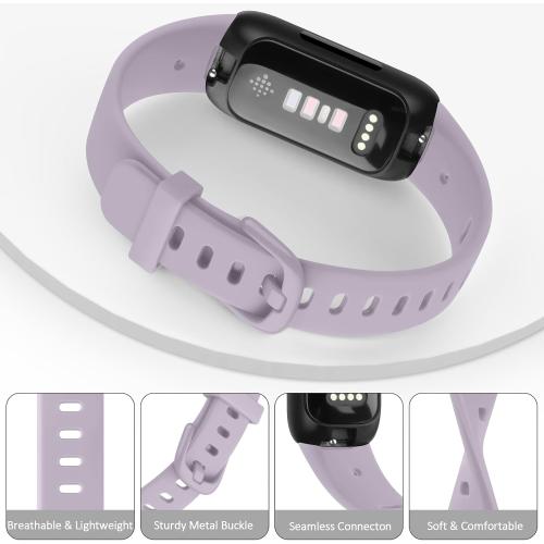 Meliya for Fitbit Inspire 3 Bands Women Men, Soft Silicone Adjustable Wristband Replacement Sport Straps Compatible with Fitbit Inspire 3 Fitness Tracker