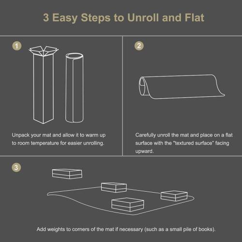 Kuyal Clear Chair Mat, Hard Floor Use, 48 x 36 Transparent Office Home Floor Protector mat Chairmats (48 x 36 Rectangle)