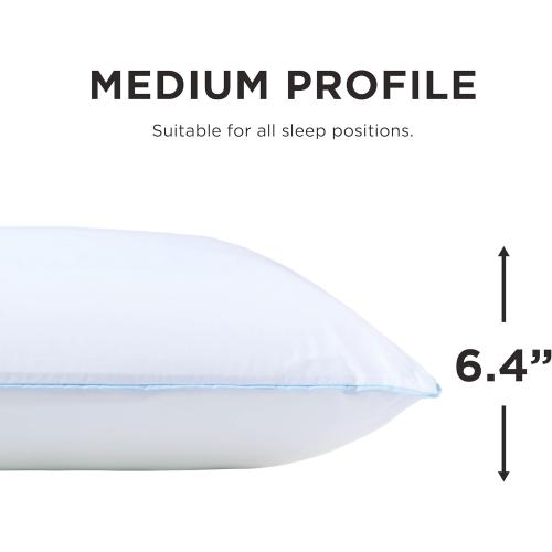 Tempur-Pedic TEMPUR-Cloud Dual Cooling Pillow, King (Pack of 1), White