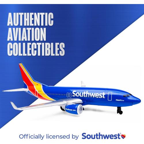 Daron Toy Airplane – Southwest Airlines – Die-Cast Metal Model Airplane Toy with Plastic Parts for Kids Ages 3