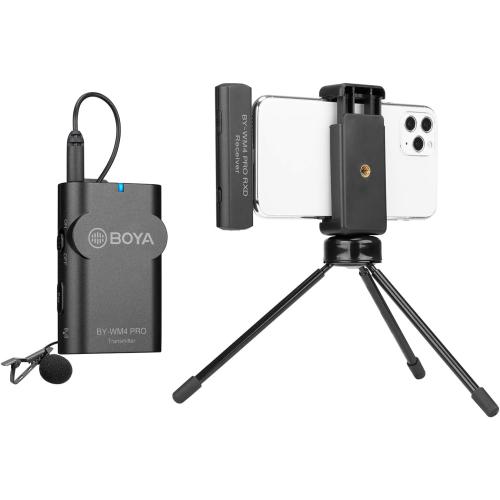BOYA WM4 PRO-K3 2.4GHz Ultracompact Vlog Microphone for iPhone 11 x 8 7 6, iPad, iPod YouTube Video Facebook Livetream Vlog (Lightning)