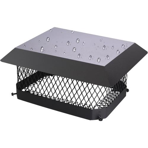 Chimney Cap 9x13 Chimney Cover,Fireplace Chimney Caps for Outside 9x13 | 9x13 Chimney Flue Cap Chimney Rain Cap,Roof Rain Guard Chimney Top Protector Chimney Exhaust Vent Cover for Flue Tile Clay