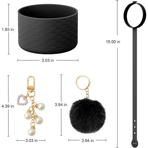 Silicone Boot Accessories Set for Owala Water Bottle, 24 OZ 32 OZ 40 OZ