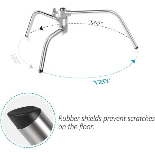 Neewer 10 Feet/3 Meters Adjustable C-Stand Light Stand with 4 Feet/1.2 Meters Extension Boom Arm, 2 Pieces Grip Head and Carry Bag for Photography Studio Video Reflector, Umbrella, Monolight, etc