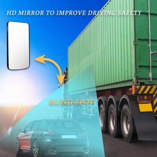 BLACK Replacement International Lt625 Hood Mirror compatible with 2018 LT625 (Main Mirror, Pair)