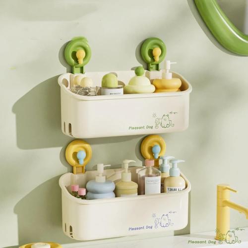 Suction Cup Plastic Storage Rack