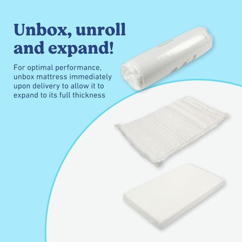 Graco Premium Crib & Toddler Mattress – GREENGUARD Gold Certified & CertiPUR-US Certified, Fits All Standard Crib & Toddler Beds, Waterproof Sleep Surface, Machine-Washable Outer Cover for Easy Care