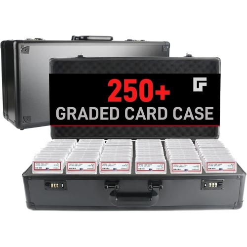 NEW 6 Row 250  Graded Card Case Psa Graded Card Storage Box Psa Slab Case for Graded Cards Cases for Sports Cards Storage