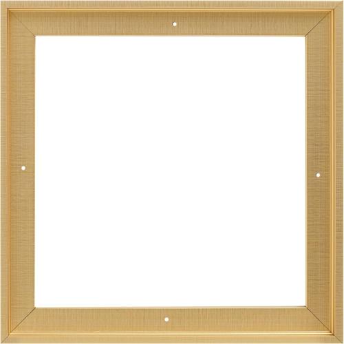 PIXY CANVAS Floater Frame 12x12 for 3/4 (0.75) inch Deep Canvas Paintings/Canvas Prints/Wood Canvas Panels/Wall Art/Wall Decor/Home Decor/Artwork (Brass Gold, 12 x 12 inch, Square)