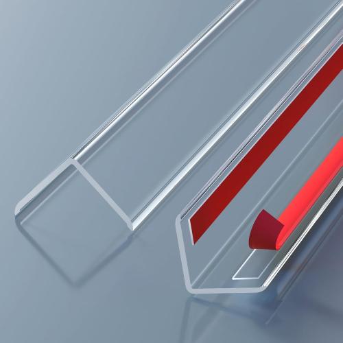 Wall Corner Protector - 2PCS, 31.5x1.18 - Self Adhesive Clear Corner Protectors for Walls, Cabinet Doors, Edge Protector Trim; Easy to Install Corner Guards for Walls (80cm x 3cm)