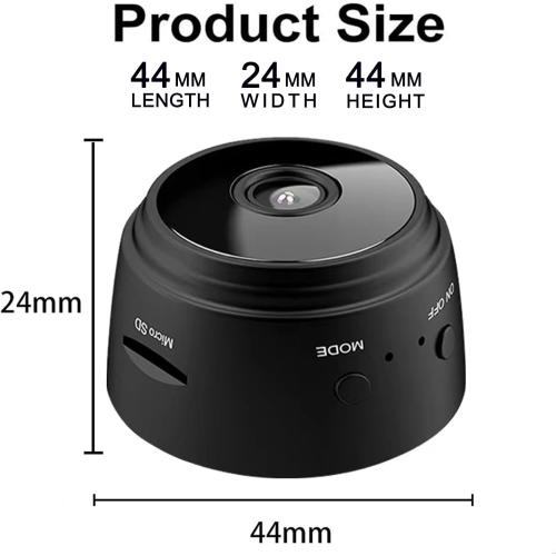 ZMDCAM Hidden Spy Camera for Home Use, Mini Security Wireless WiFi Camera, HD 1080P Indoor/Outdoor Night Vision Nanny Cam for Baby, Pets, Compatible with Smartphone, Tablets(Video Only)