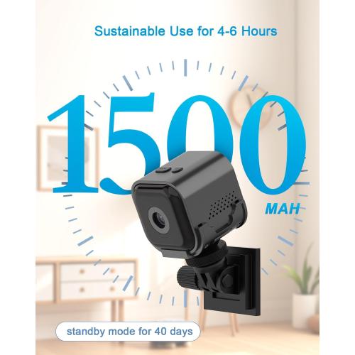 Hidden Camera - 1080P HD WiFi Wireless Security Camera - Nanny Camera - Best Mini Car Cameras for Surveillance - Surveillance Camera with Motion Detection and Night Vision