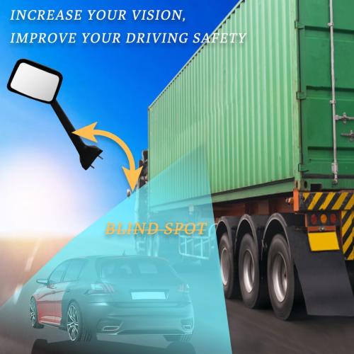 Chrome Hood Mirror Replacement International Lt 625 2018  Truck Driver Left Side Mirrors