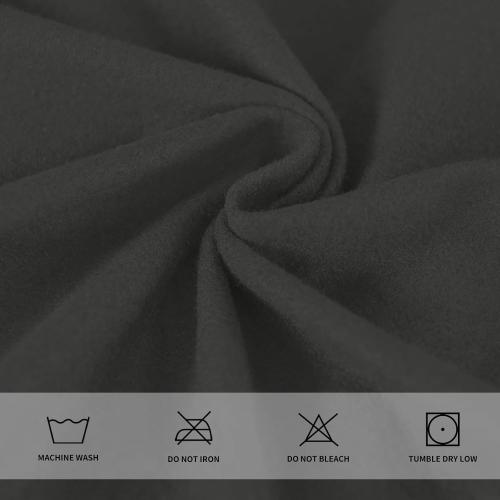 Easy-Going 7 Pieces Stretch Sofa Couch Cover, Large, Dark Grey | Washable Sofa Cover Set for 3 Backrest and Seat Cushion Couch Anti-Slip Sofa Slipcover Furniture Protector