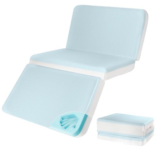 3'' Trifold Crib Mattress,38x26 Inch Trifold Mattress for Playpen and Playard,Portable Travel Memory Foam Mattresses Baby Infant, Odorless Breathable Pack and Play Mattresses Removable Cover