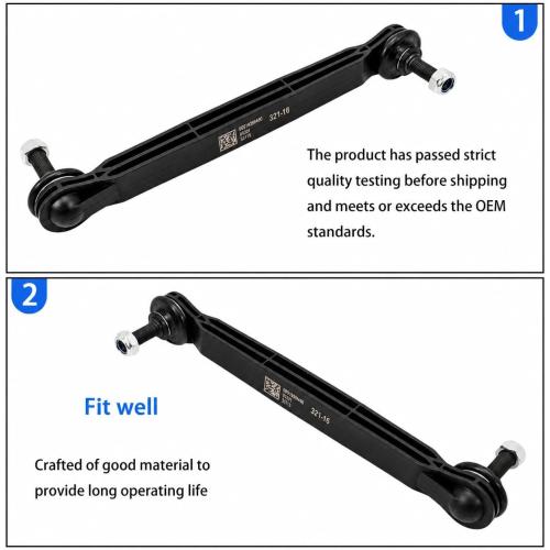 Sway Bar Links Stabilizer Bar Compatible with Renegade 2015-2022 500X 2016-2019 Compass 2017-2022 Replaces 68246496AA