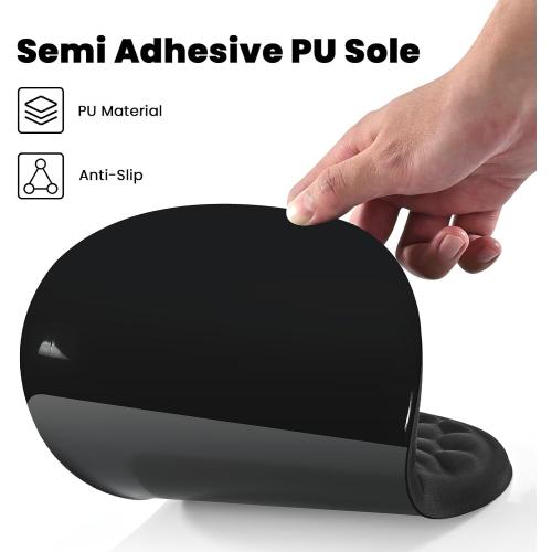 EooCoo Massage Ergonomic Mouse Pad with Dual-Slope Design Wrist Rest