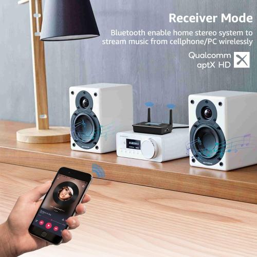1Mii B03  Bluetooth 5.3 Transmitter Receiver for TV Home Stereo