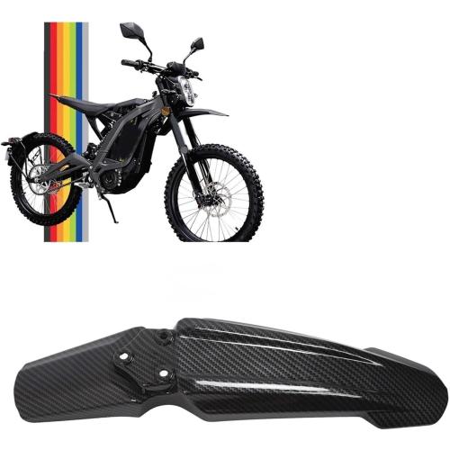 Mudguard Protector Motorcycle Front Mud Guard Carbon Fiber Splash Replacement For SurRon Light Bee X S For X160/X260