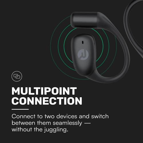 Raycon Essential Open Ear Earbuds – Open Ear Headphones, Earbuds Wireless Bluetooth, Sweat & Water-Resistant Earphones, Running Headphones with Ultra-Lightweight Design, 36 Hours Battery Life (Mint)