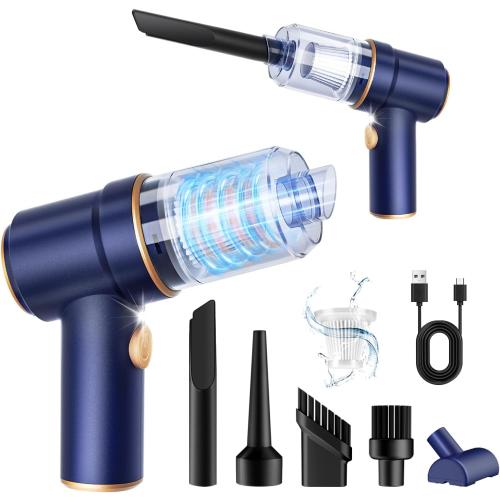 KMM Handheld Car Vacuum Cleaner, Hand Held Vacuum Cleaner and Air Duster