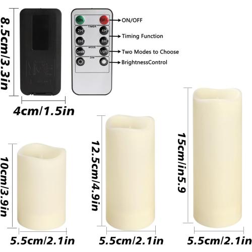 36Pack Flameless LED Candles, Waterproof for Indoor & Outdoor Use, Equipped with 10-Key Remotes & Timer, Ideal for Weddings, Table Decor, Festivals & Home Accents…