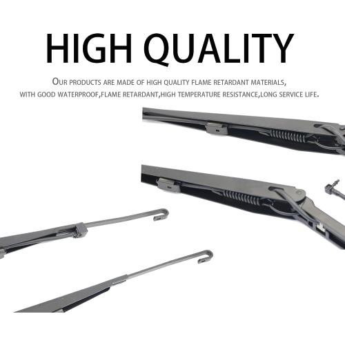 1 Pair Front Windshield Wiper Arm Kit Fits Compatible with 2002-2007 Chevrolet Silverado Avalanche Suburban Tahoe GMC Sierra Yukon Cadillac Escalade Replaces OE 42694 42547 15829647 15829648