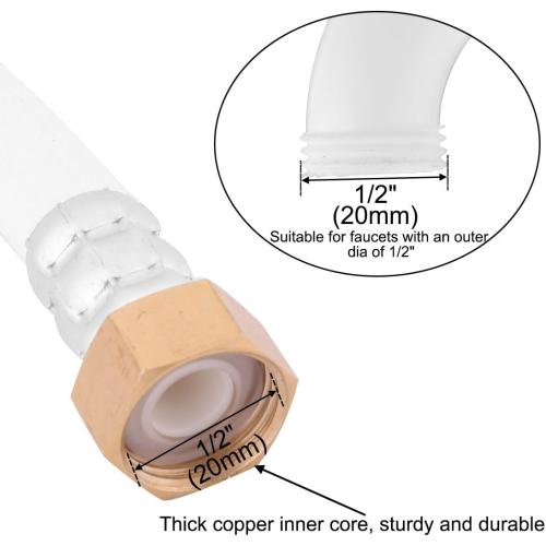 Ruilogod PVC Washer Connector Tube Pipe Washing Machine Inlet Hose 1/2 X 3/4, 4Ft (id: f33 6f3 688 72f d6f