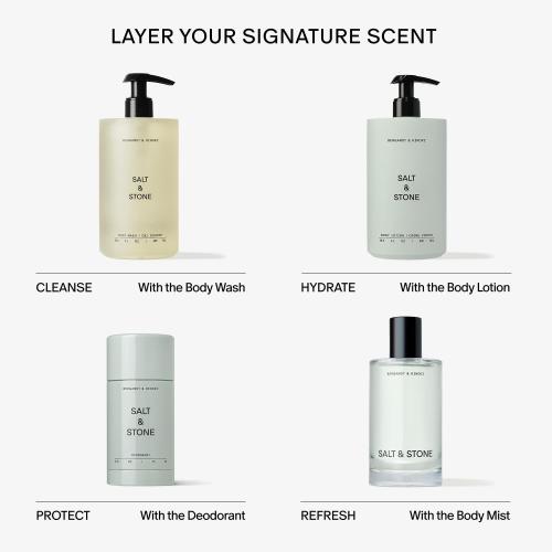 Salt & Stone Aluminum Free Deodorant | Extra Strength 48 Hour Protection for Women & Men | Made with Seaweed Extracts, Niacinamide & Prebiotics | Mini Deodorant Discovery Set