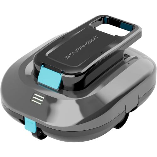 STARRYBOT Robotic Pool Vacuum, Dual-Motor Above-Ground Cleaner(Gray)