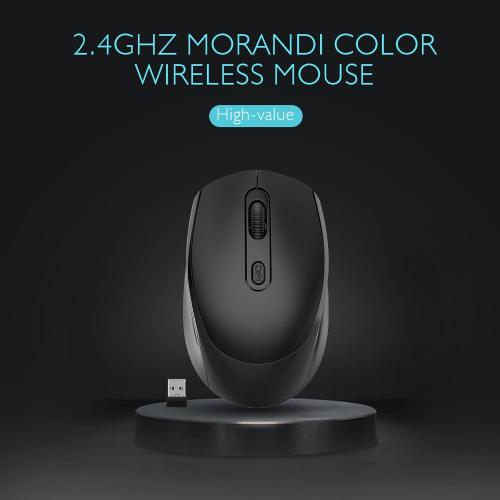 ONE-UP Wireless Mouse, 2.4G, Silent, USB Nano Receiver, for Laptop, Chromebook, PC, Mac, Windows and School Work (Grey)