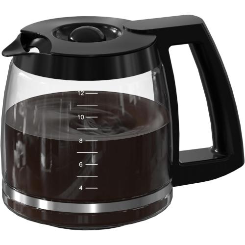 12-Cup Coffee Pot Replacement Compatible with Cuisinart Coffee Maker Models SS-12, SS-15, SS-16, DCC-1100BK, DCC-1200, DCC-2650, CHW-12P1, DGB-400, DGB-550BK, DGB-550BK1, DGB-625BC and DGB-700BC