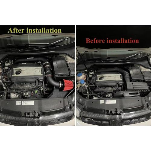 Cold Air Intake System Compatible with 2009-2018 Volkswagen/Audi (Beetle A5, Golf MK6,Jetta MK6 Gli,CC/Passat, Tiguan, A3/S3) 2.0L TSI Turbo